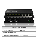 千兆2光+千兆8电 光纤收发器