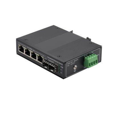 工业级 &nbsp;百兆2光4电 &nbsp;SFP &nbsp;光纤交换机