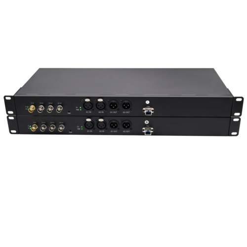 1路双向3G-SDI +2路双向卡侬头平衡音频光端机